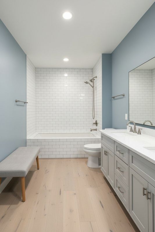 Vinyl Tile Floor Installation